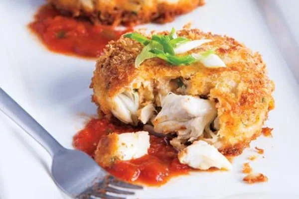 Crab Cakes with Spicy Tomato Salsa